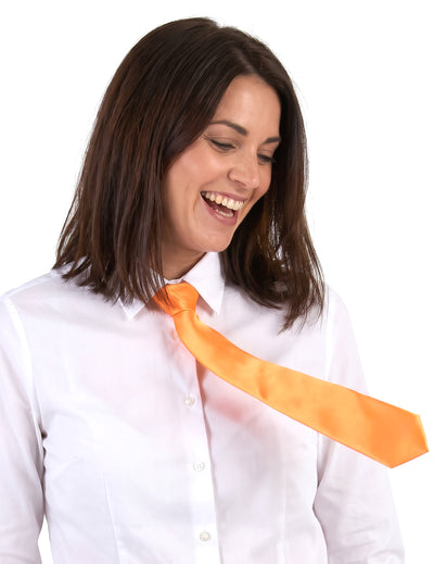 Neonorange Krawatte