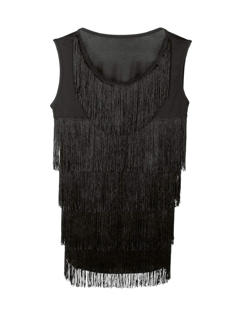 Rückenansicht des Damen-Fransen-Tanktops