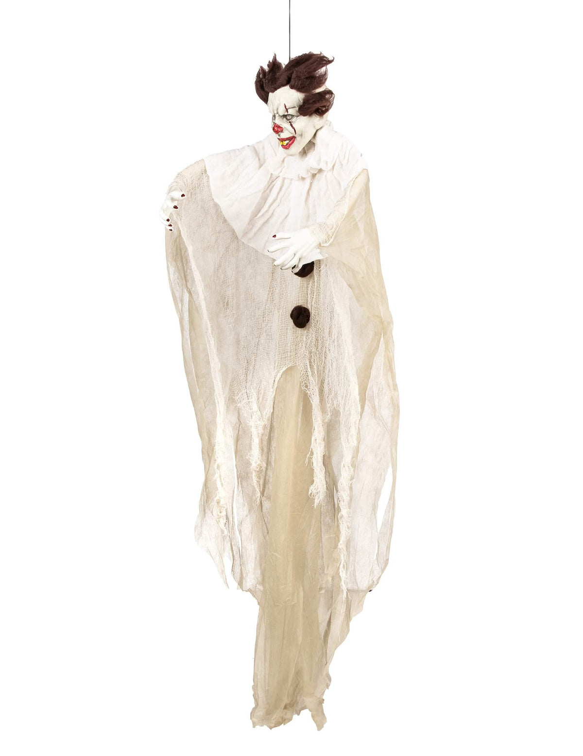Seitenansicht der Hängedekoration Mörder-Clown