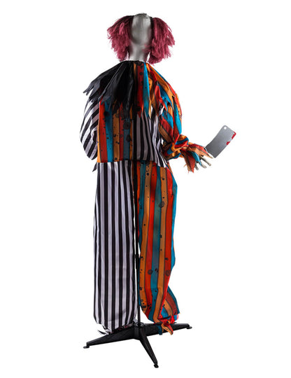Halloween Animatronic Clown Metzger - beweglich & Sound - 175 cm