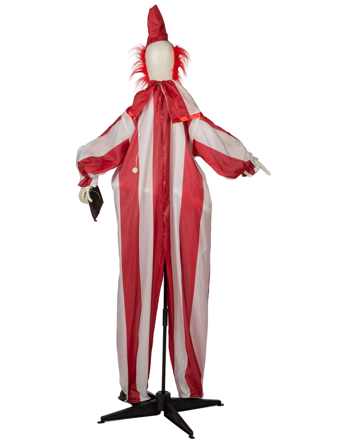 Bewegliche Clown-Figur animiert Halloween-Deko 170 cm
