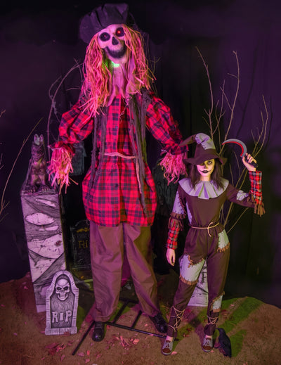 Halloween Animatronic Böse Vogelscheuche 250 cm