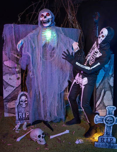 Halloween Dekoration animierter Gruftwächter 170 cm