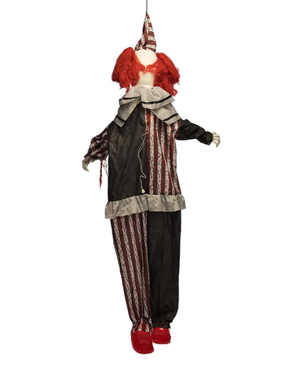 Hängende Clown-Animation mit Sound und Bewegung 175 cm