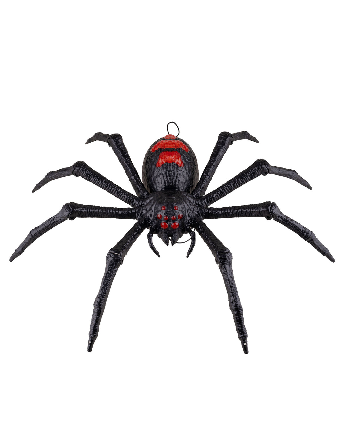 Sound- und Lichtdekoration schwarze Tarantel 70 x 15 x 42 cm