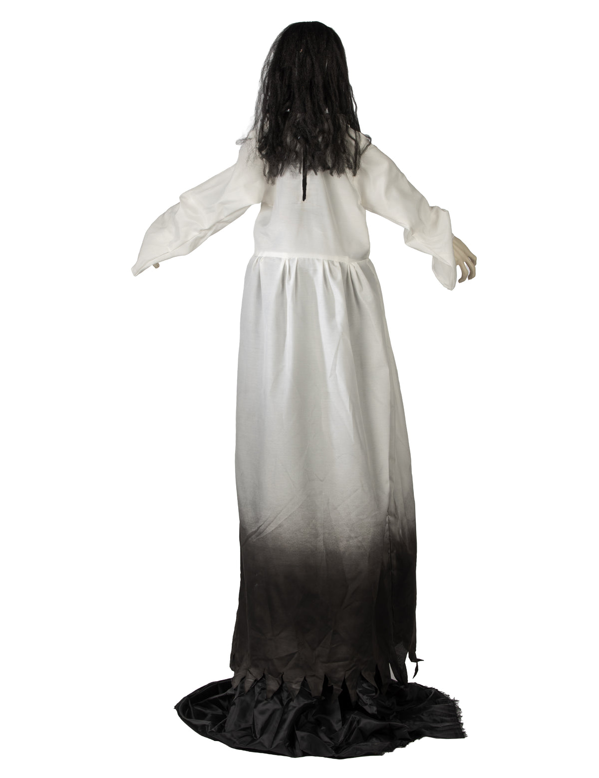 Animierte Geisterwitwe-Deko mit Bewegung & Sound - 190 bis 225 cm