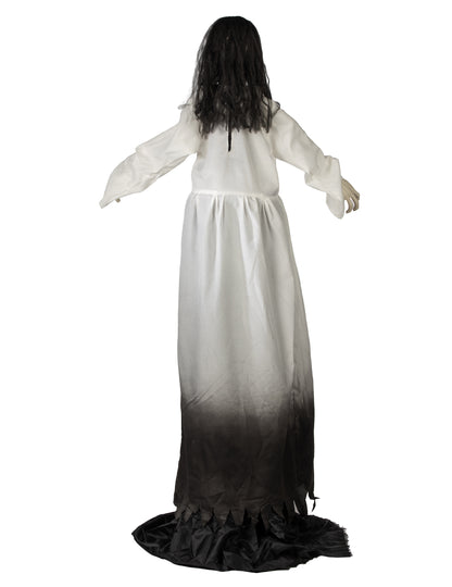 Animierte Geisterwitwe-Deko mit Bewegung & Sound - 190 bis 225 cm