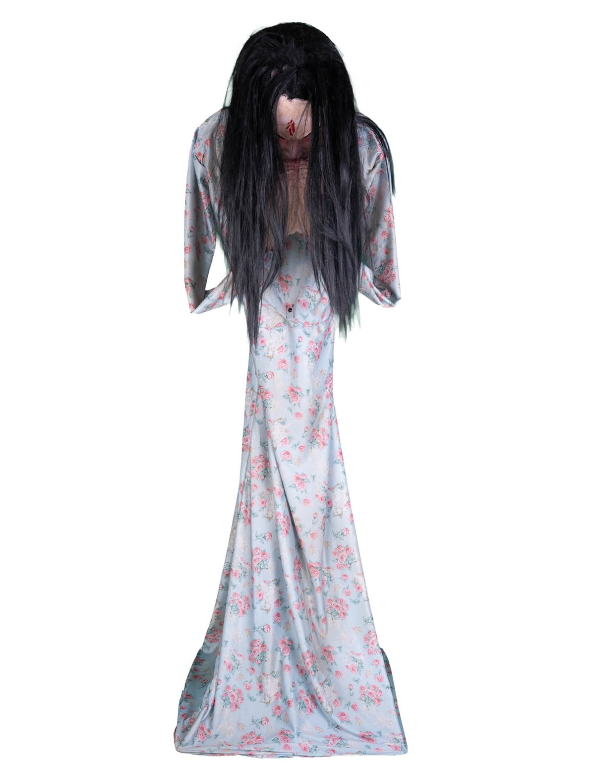 Animierte Zombie-Figur mit Gehirn 200 cm