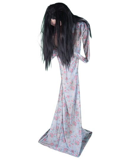 Animierte Zombie-Figur mit Gehirn 200 cm