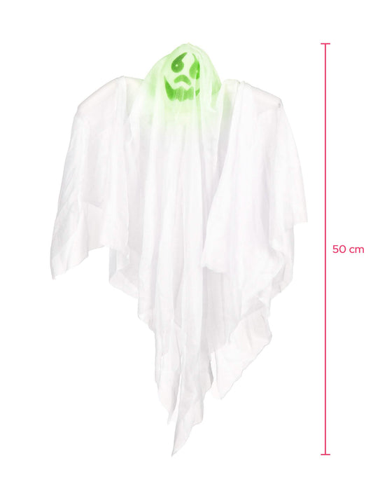 Abmessungen der leuchtenden Geisterdekoration für Halloween
