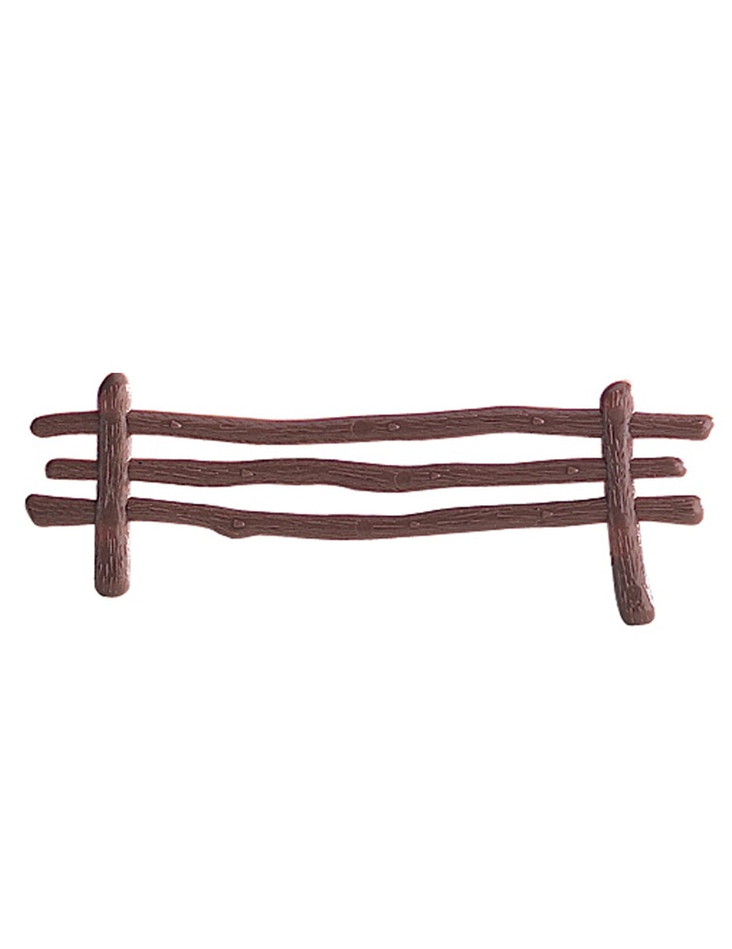 Décoration gâteau clôture pour bûche marron