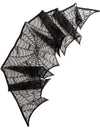 Schwarzer Spinnennetz-Läufer aus Spitze 43 cm x 2,50 m