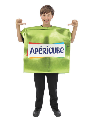 Grünes Apéricube™ Kostüm für Kinder