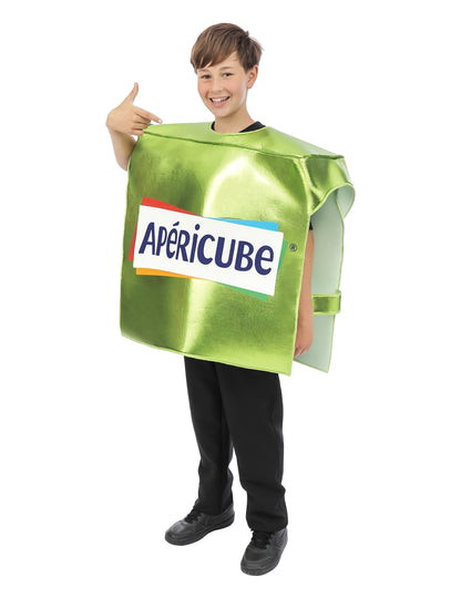 Grünes Apéricube™ Kostüm für Kinder