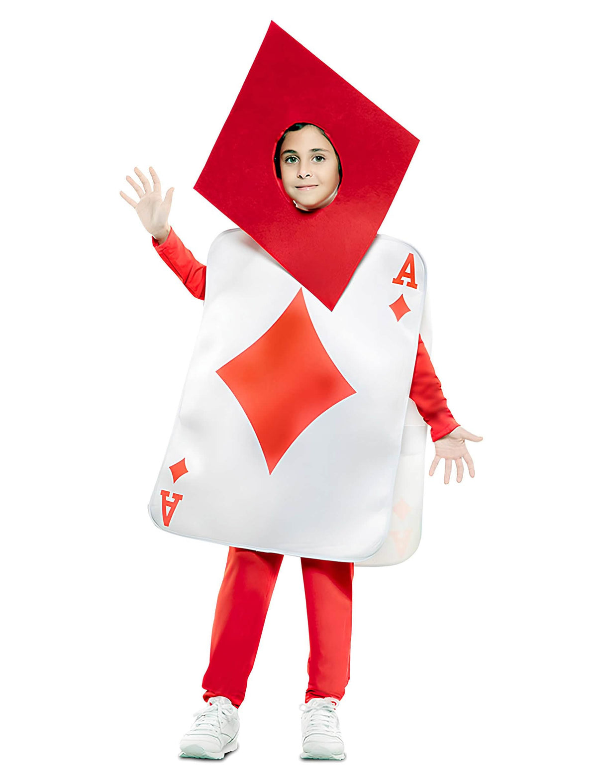 Festives Outfit As de carreau für Kinder Rot und Weiß