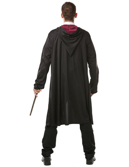 Vue de dos du déguisement avec accessoires Harry Potter