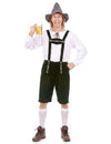 Oktoberfest Lederhose Bayrisch Herrenkostüm grün