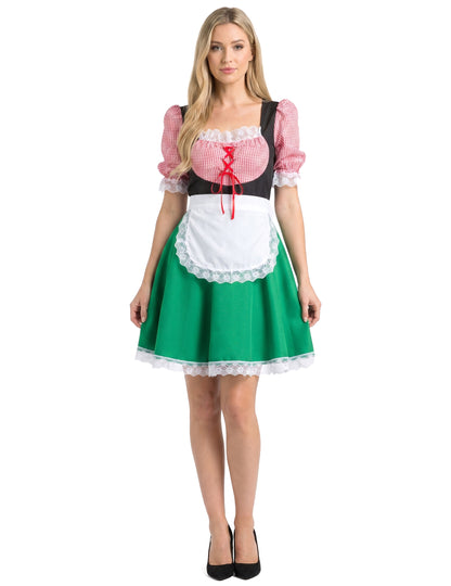 Déguisement bavaroise colorée femme
