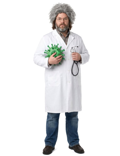 Doktor-Kittel Arzt-Kostüm für Herren Halloween weiss