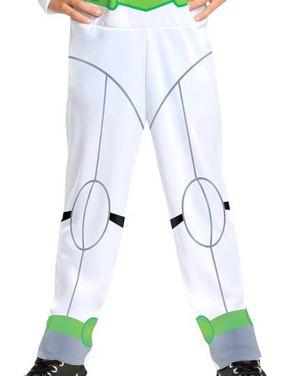 Gros plan sur le pantalon du déguisement Buzz L'éclair Toy Story classique