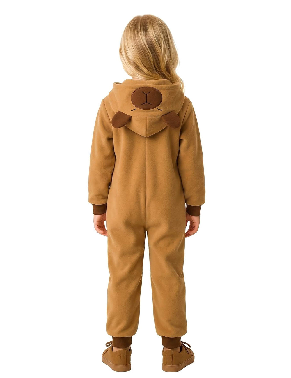 Vue de dos du déguisement Capybara pour enfant