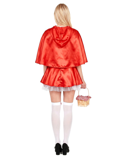 Rotkäppchenkostüm für Damen rot
