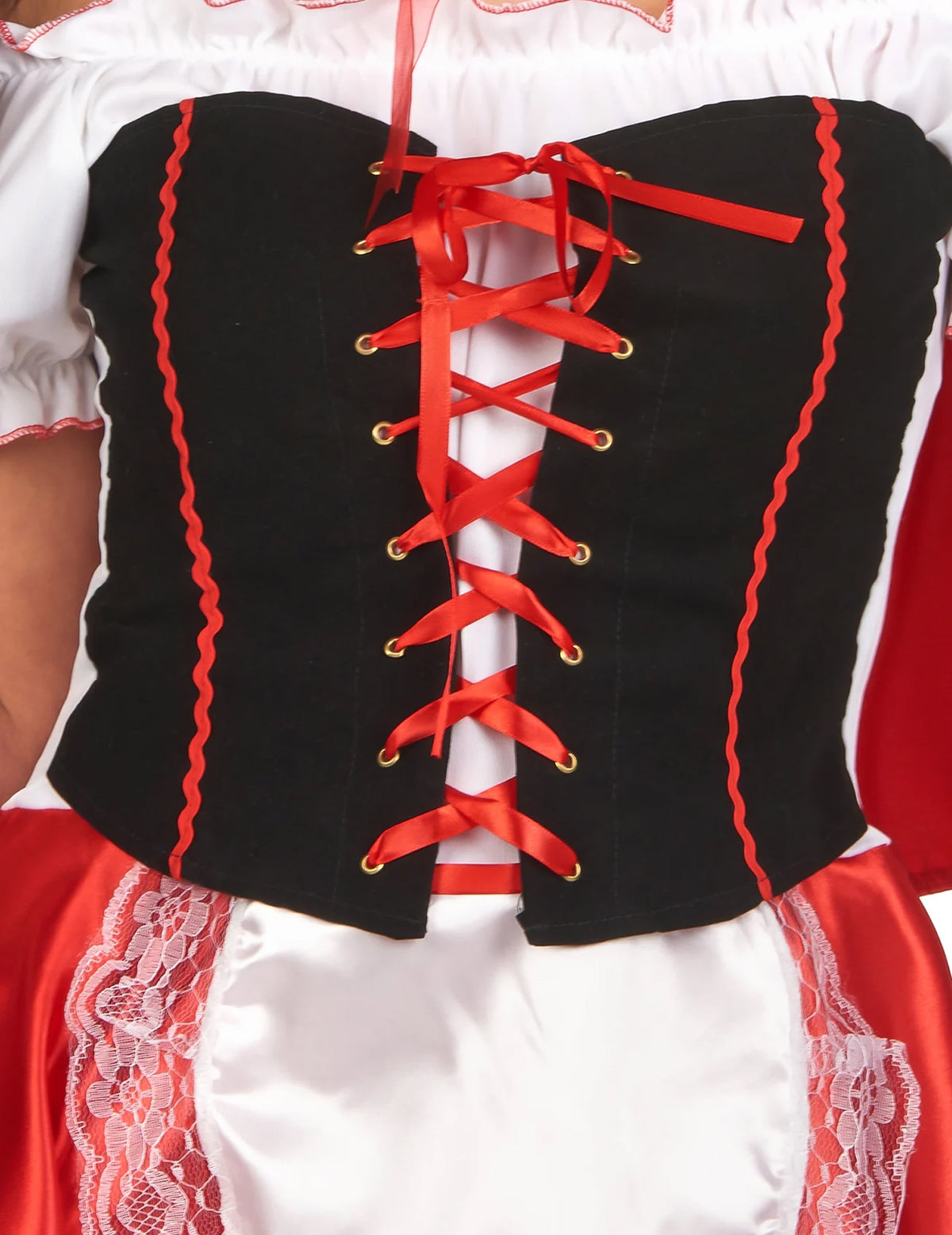 Rotkäppchenkostüm für Damen rot