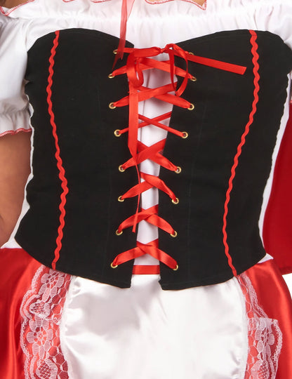 Rotkäppchenkostüm für Damen rot