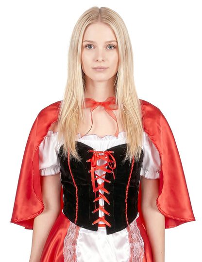 Rotkäppchenkostüm für Damen rot