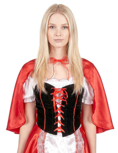 Rotkäppchenkostüm für Damen rot