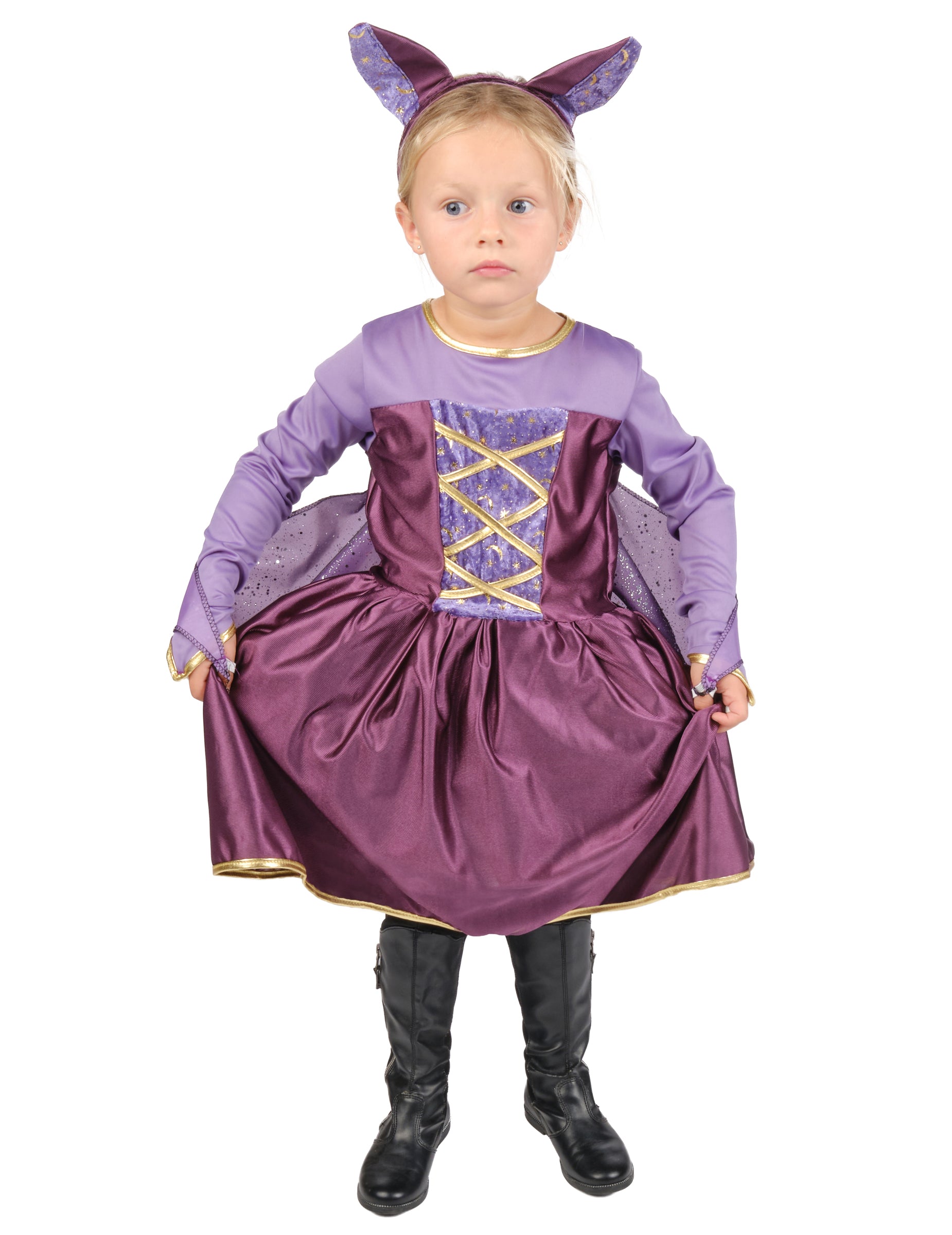 Vue de face de la robe du déguisement chauve-souris