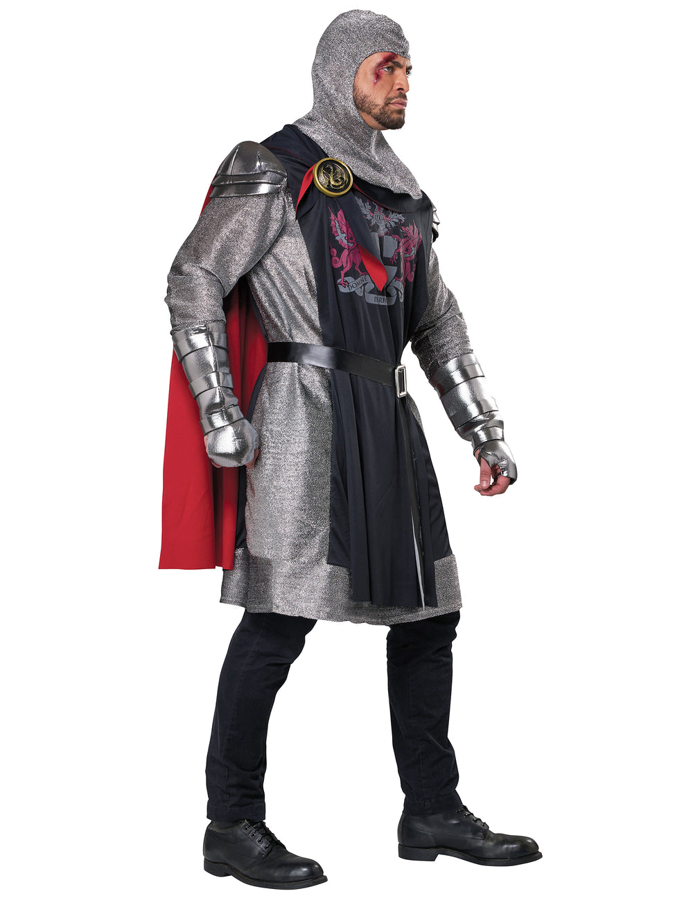 Vue de profil du Déguisement Chevalier Médieval