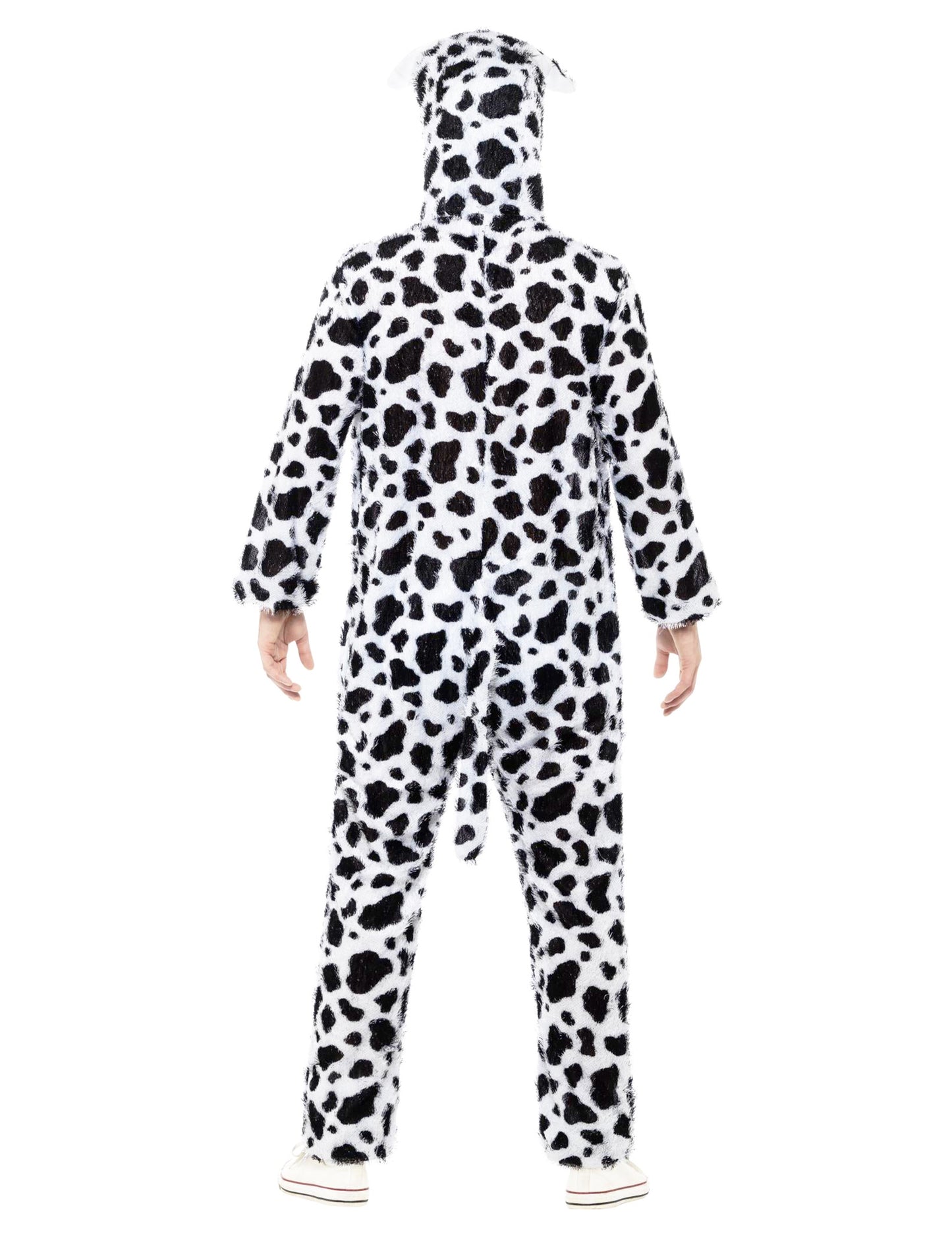 Vue de dos du déguisement de chien dalmatien pour adulte