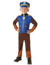 Déguisement classique Chase Pat Patrouille pour enfant bleu et marron avec chapeau