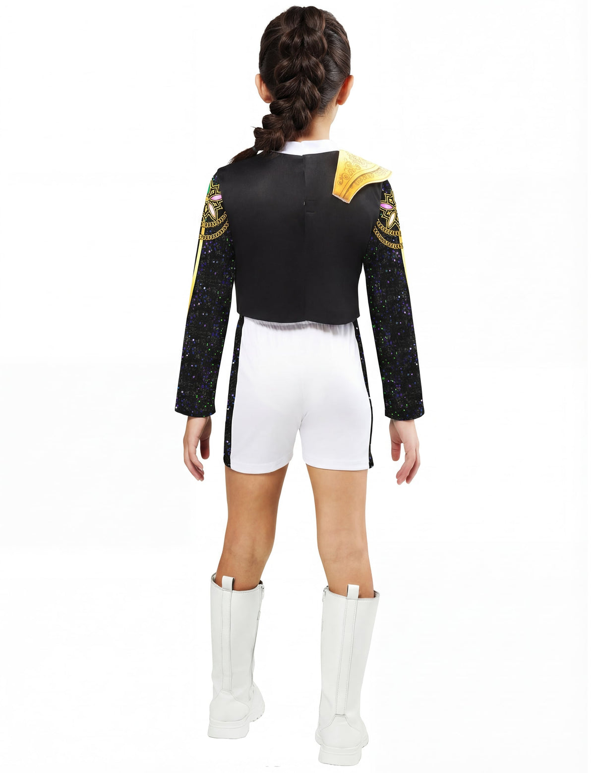 Vue de dos du déguisement classique Rumi Golden Kpop Demon Hunter™