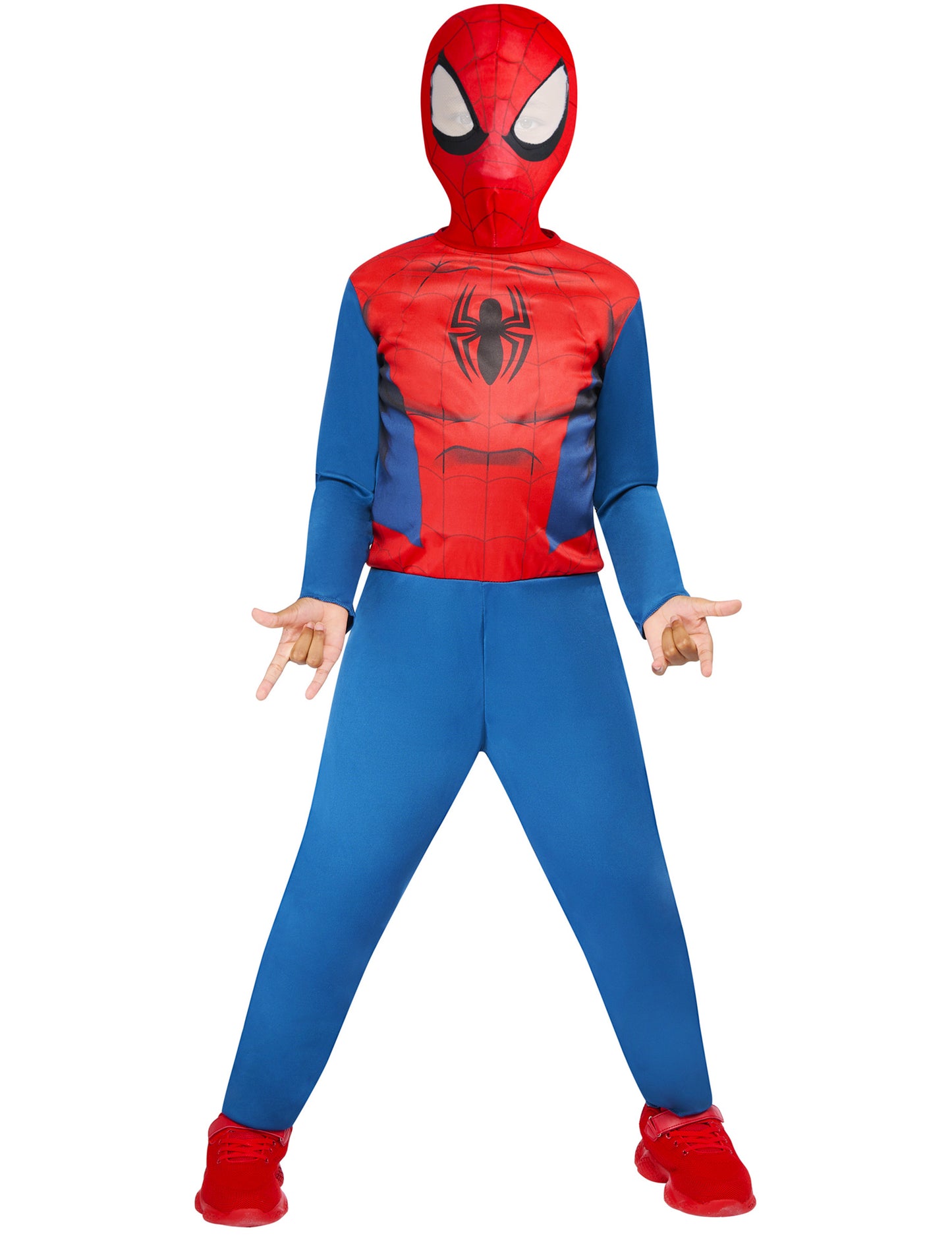 Spiderman™-Lizenzkostüm für Kinder rot-blau