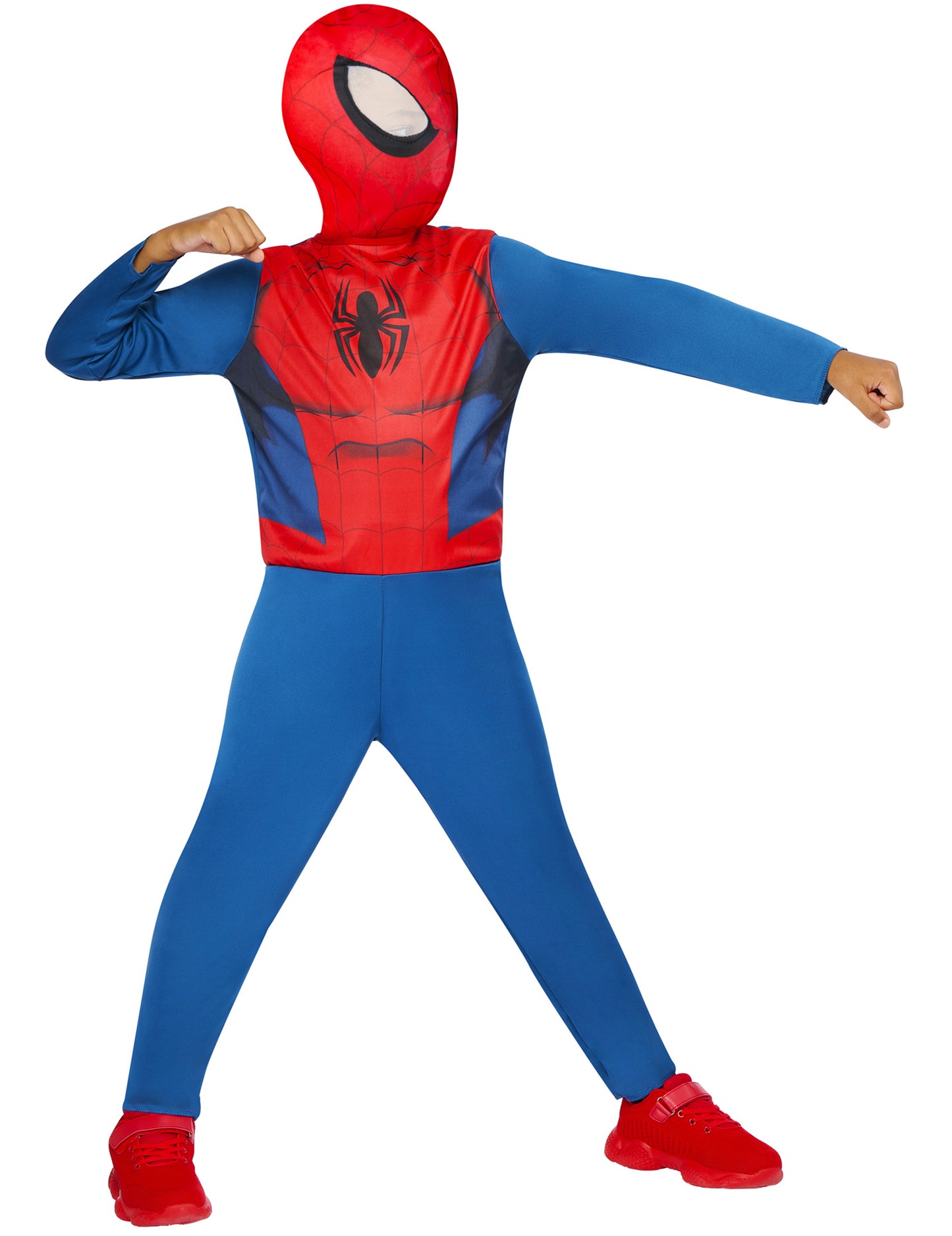 Spiderman™-Lizenzkostüm für Kinder rot-blau
