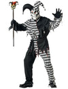 Halloween Clownkostüm für Herren schwarz