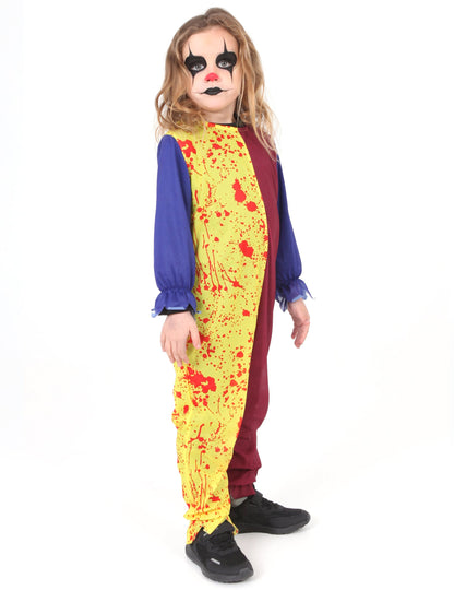 Vue de profil du déguisement de clown pour enfant