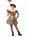 Clown-Halloweenkostüme für Damen