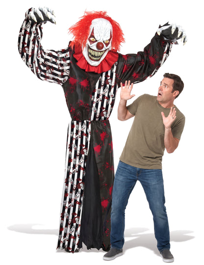 Riesiges Horror-Clown Kostüm 2-in-1