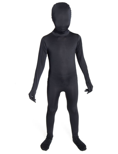 Schwarzer Morphsuit Kinderkostüm