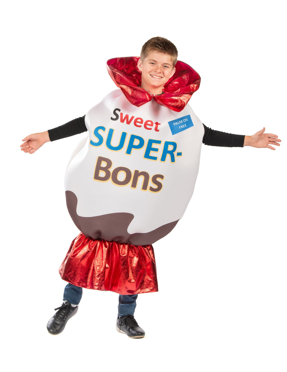 Vue d'ensemble du déguisement de confiserie superbon