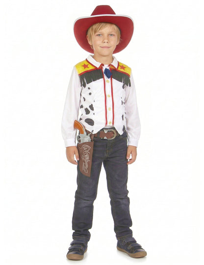 Vue d'ensemble du déguisement cowboy pour garçon