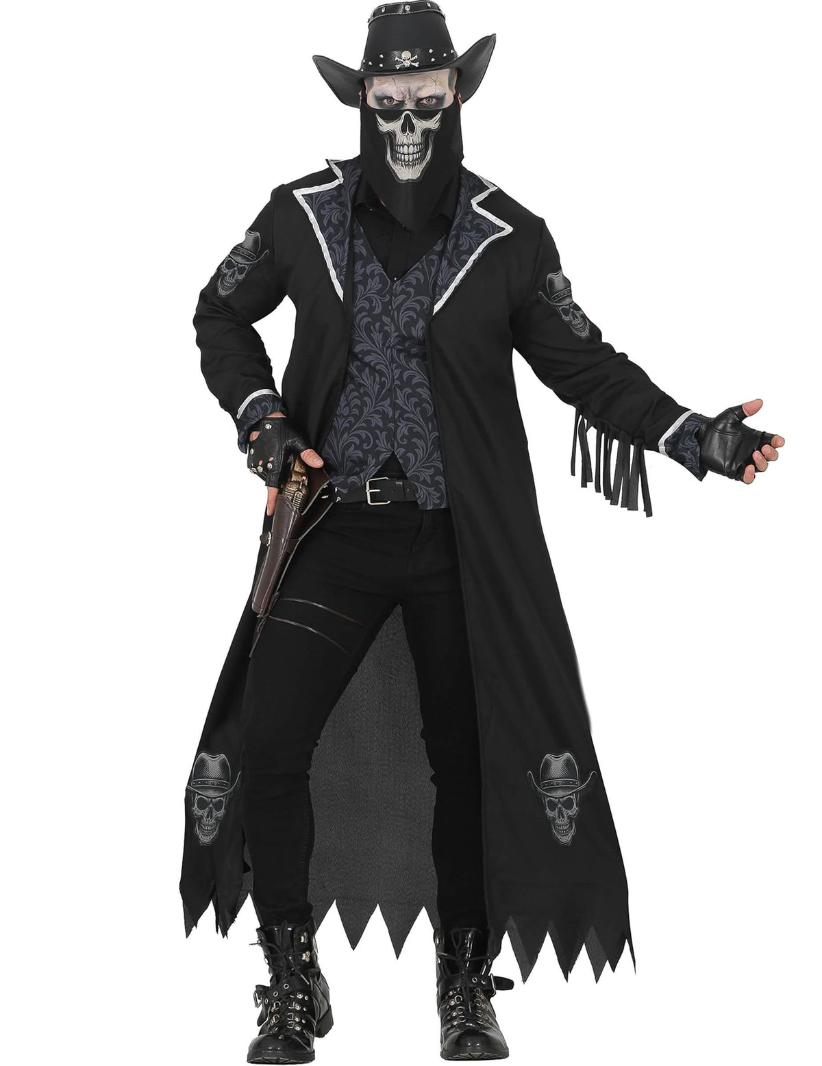 HerrenkostÃ¼m Gothik Cowboy schwarz