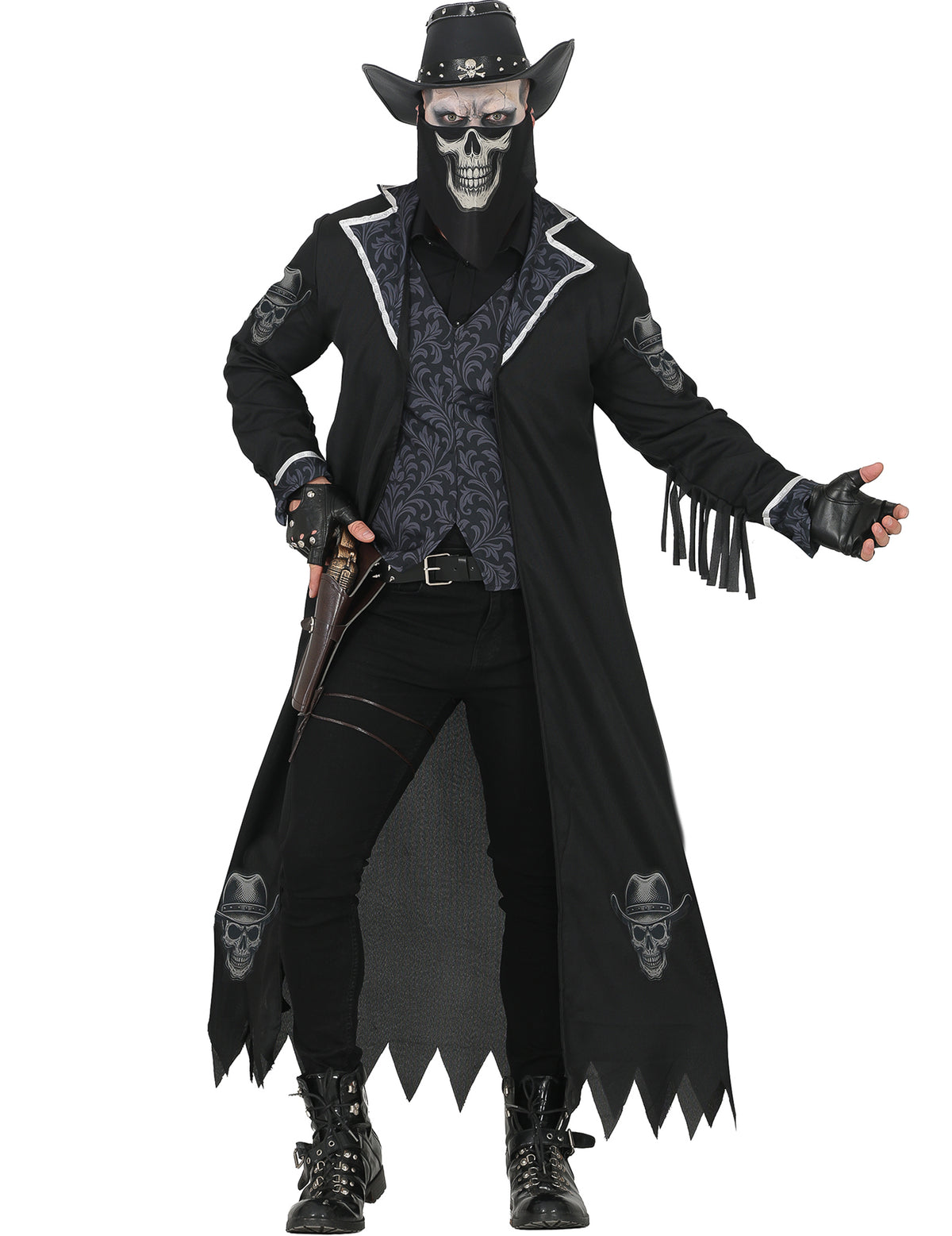 HerrenkostÃ¼m Gothik Cowboy schwarz