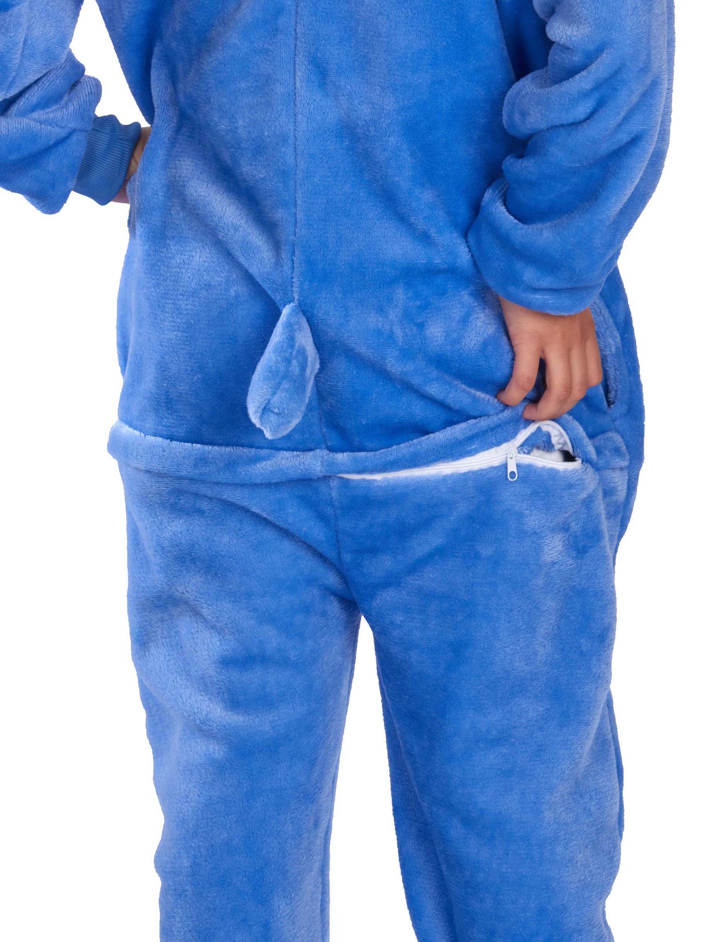 Blaues Alien-Kreaturenkostüm für Kinder