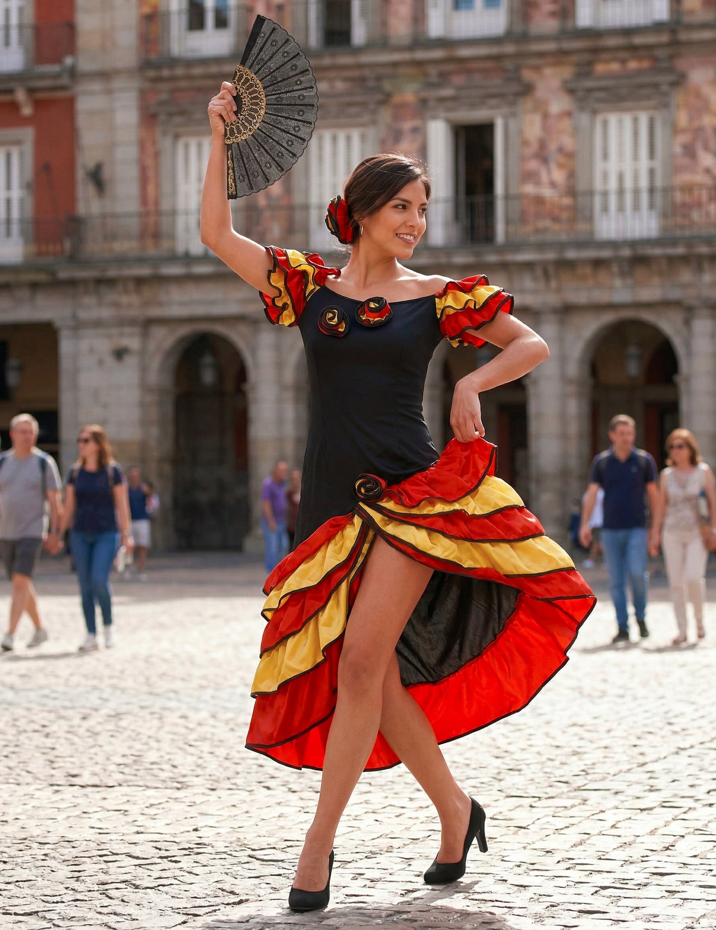 Flamencotänzerinnen-Kostüm für Damen