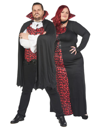 Gruseliges Plus Size Vampirpaar