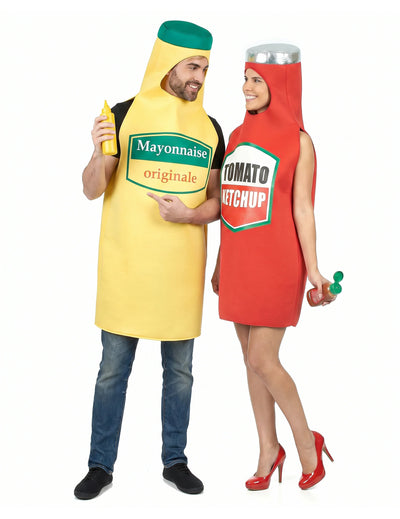 Paarkostüm Ketchup und Mayo Tube
